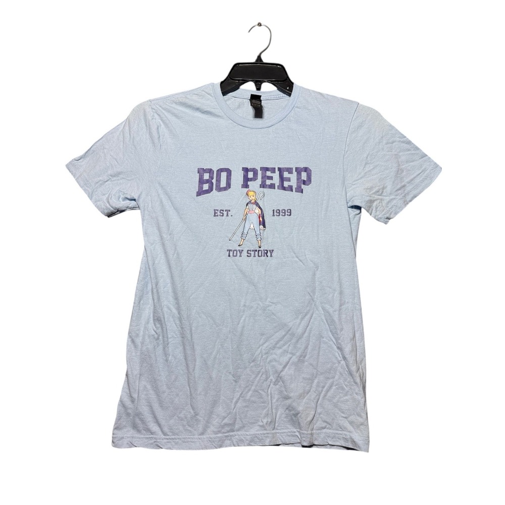 Gildan Bo Peep Toy Story T-Shirt Women Small Blue Graphic Tee